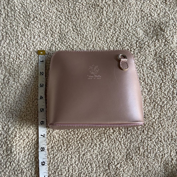🔸 Vera Pelle 🔸 metallic crossbody purse - Picture 6 of 8